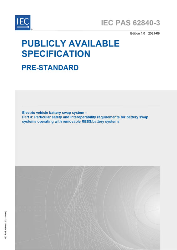 Cover IEC PAS 62840-3:2021